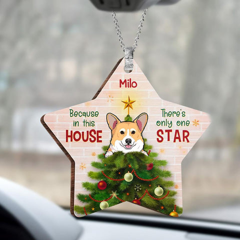 Custom Dog Ornament Made From Photo, Dog Ornament Personalized