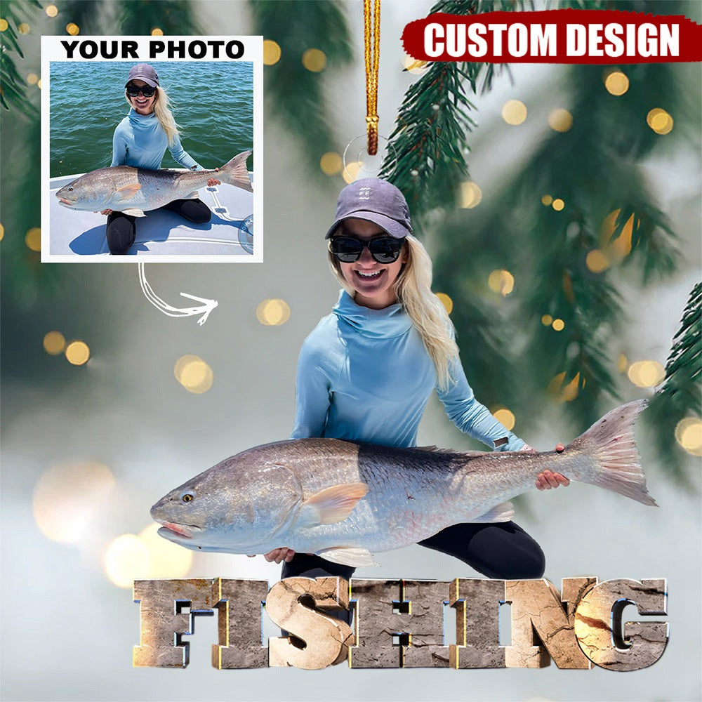 FISHING - Personalized Ornament