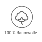 Piktogramm 100% Baumwolle