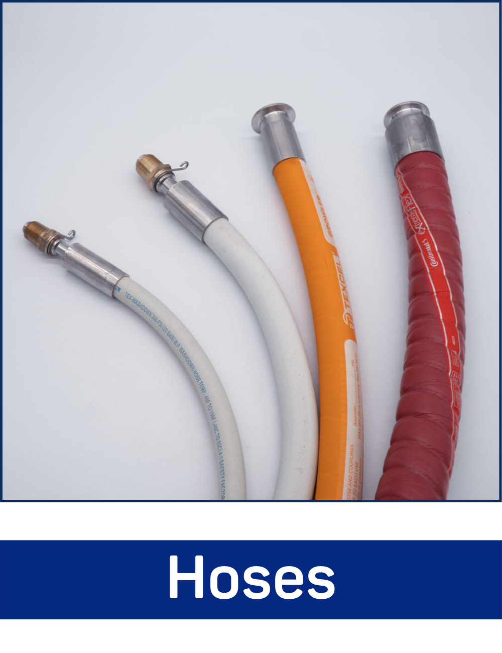 Tri clamp sanitary transfer hose and wash down hose custom length