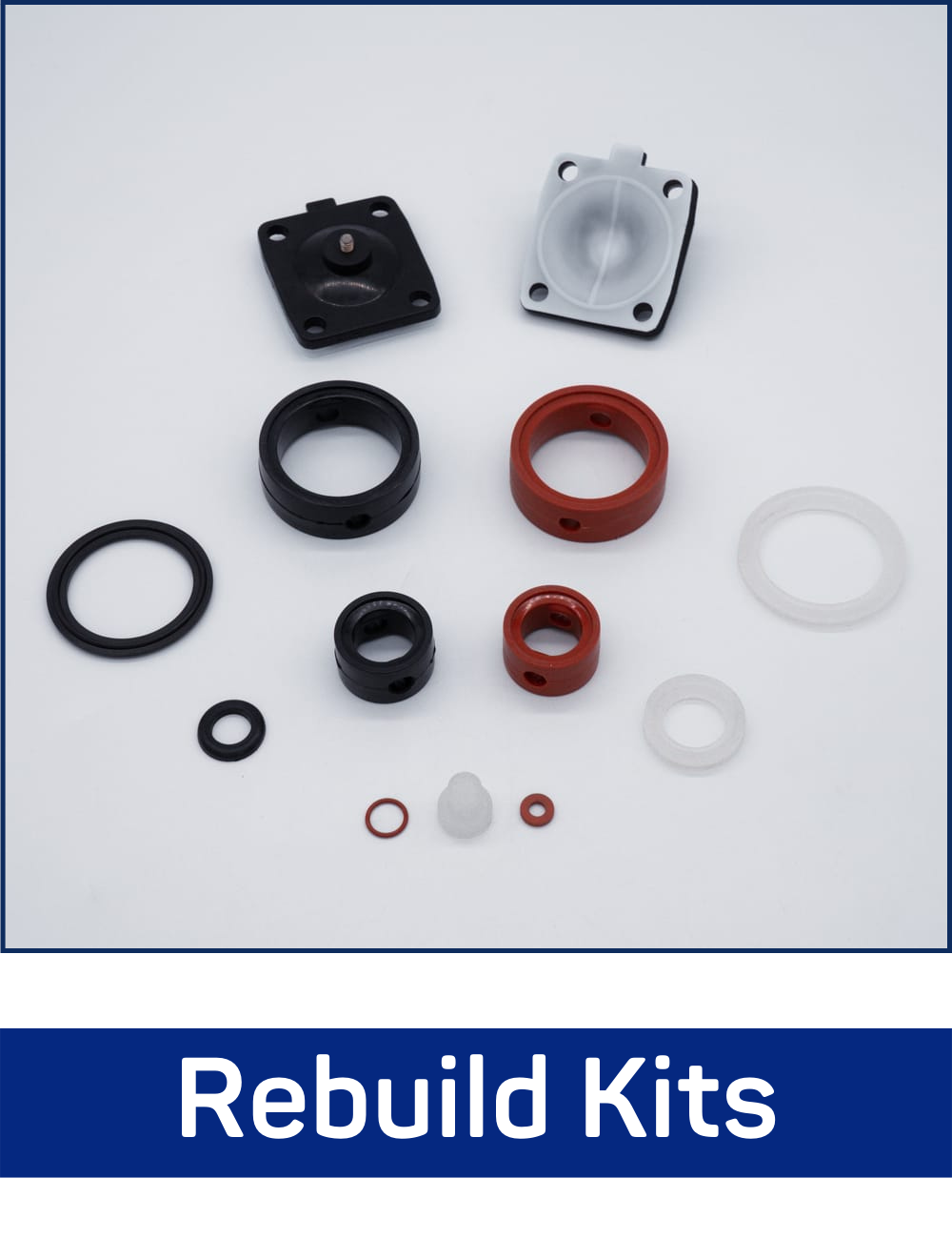Rubber Rebuild Kits for Diaphragm Valve, Butterfly Valve, Sample Valve, Check Valve