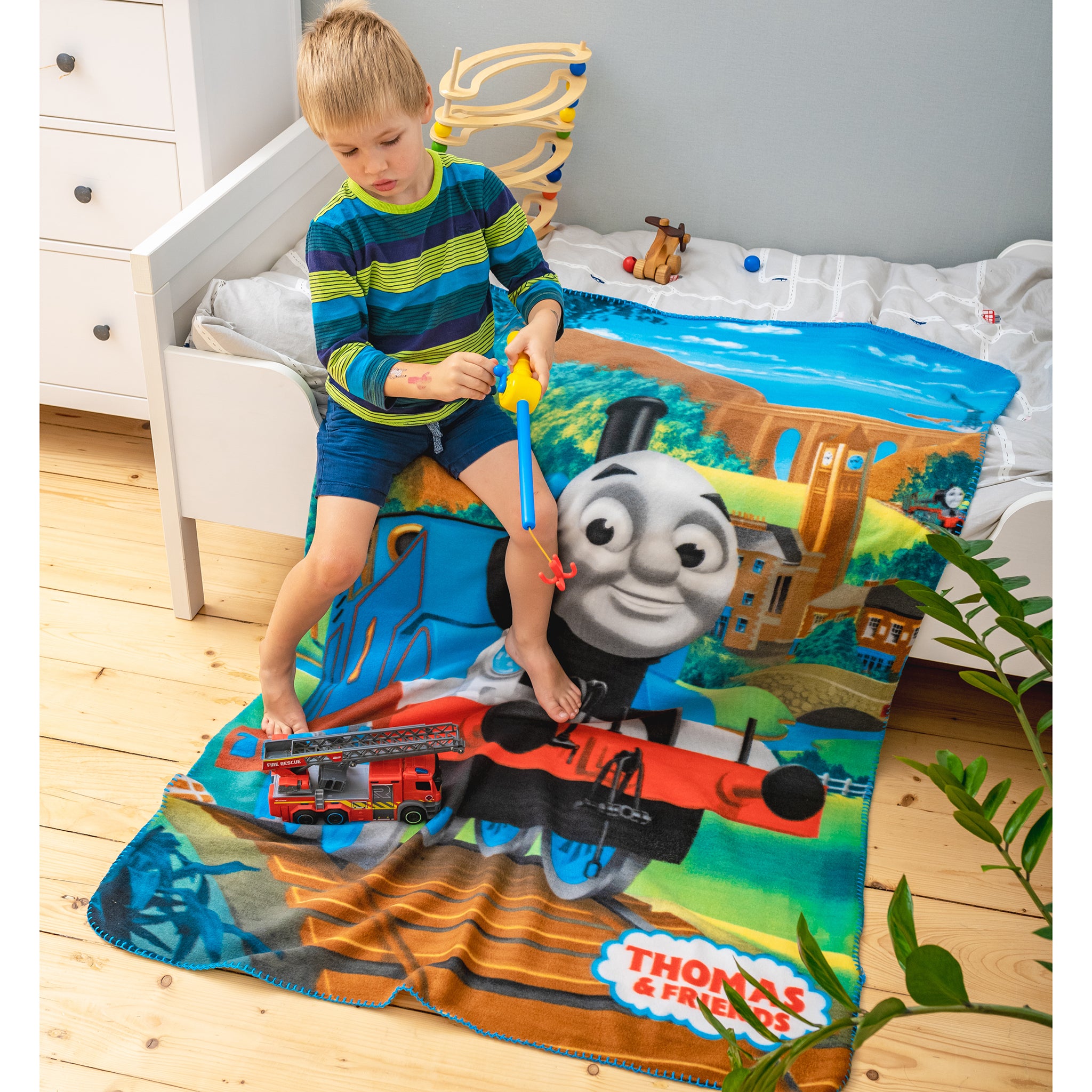 Thomas The Train Blanket Fleece Thomas Blanket 100cm X 150cm Nistlen Uk