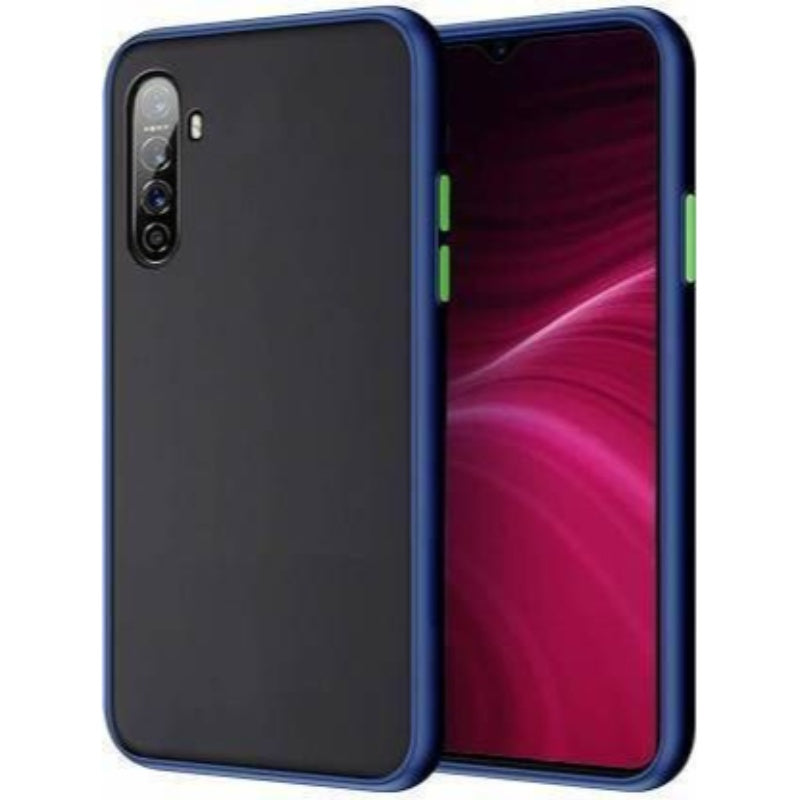 Generic Mobile Case Cover For Realme 6 and 6i (Smoke Back Case, Color: Blue, Material:Plastic)