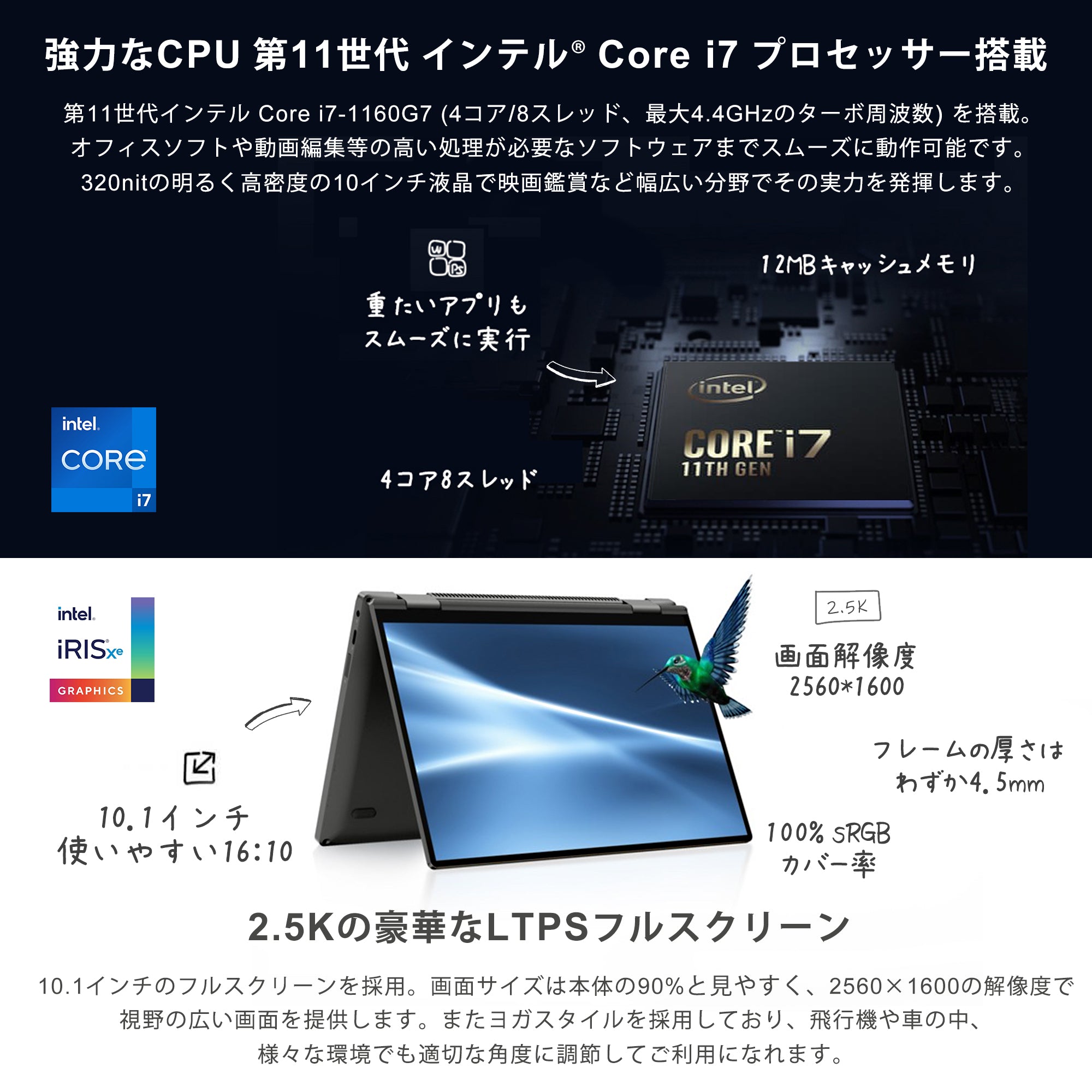 アウトレット品》OneMix4 プラチナエディション Corei7 英語キーボード ...