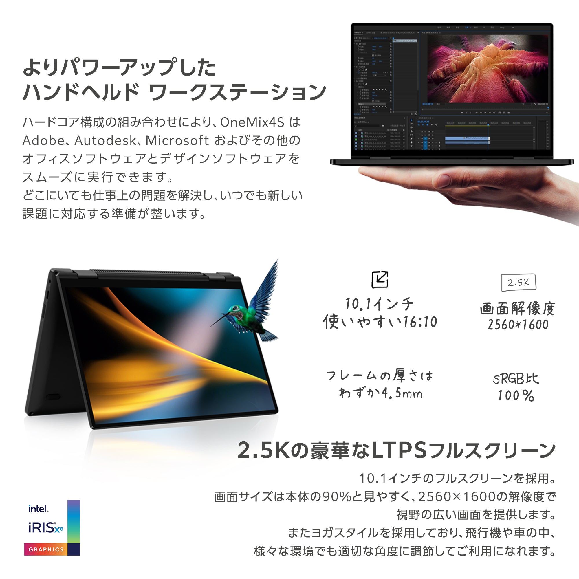 ジャンク OneMix4Sプラチナエディション PC動作可 超小型高性能PC ...