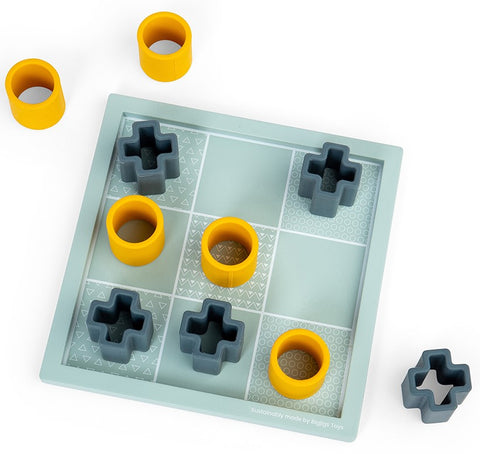 Tic Tac Toe wood & silicone toy