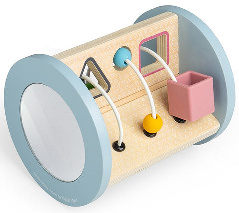 Rolling Sensory Sorter wood & silicone toy