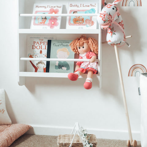 Floral Hobby Horse in child's bedroom