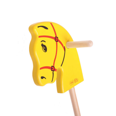 Yellow Wooden Hobby Horse