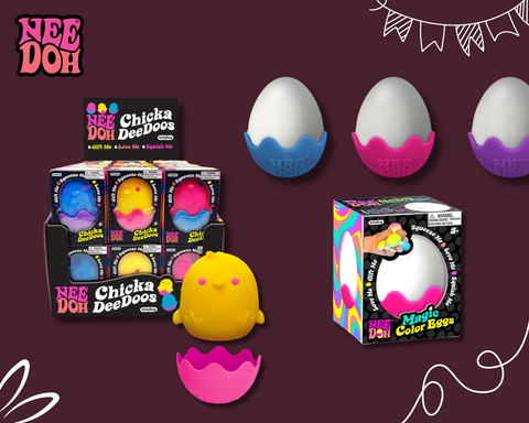 Easter toys: NeeDoh Easter fidget toys