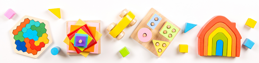Collection of sensory toys for a sensory box