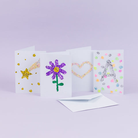 Homemade cards using Tiger Tribe's Glitter Goo