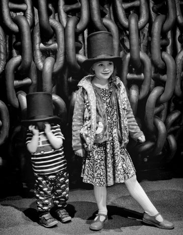 kids in top hats