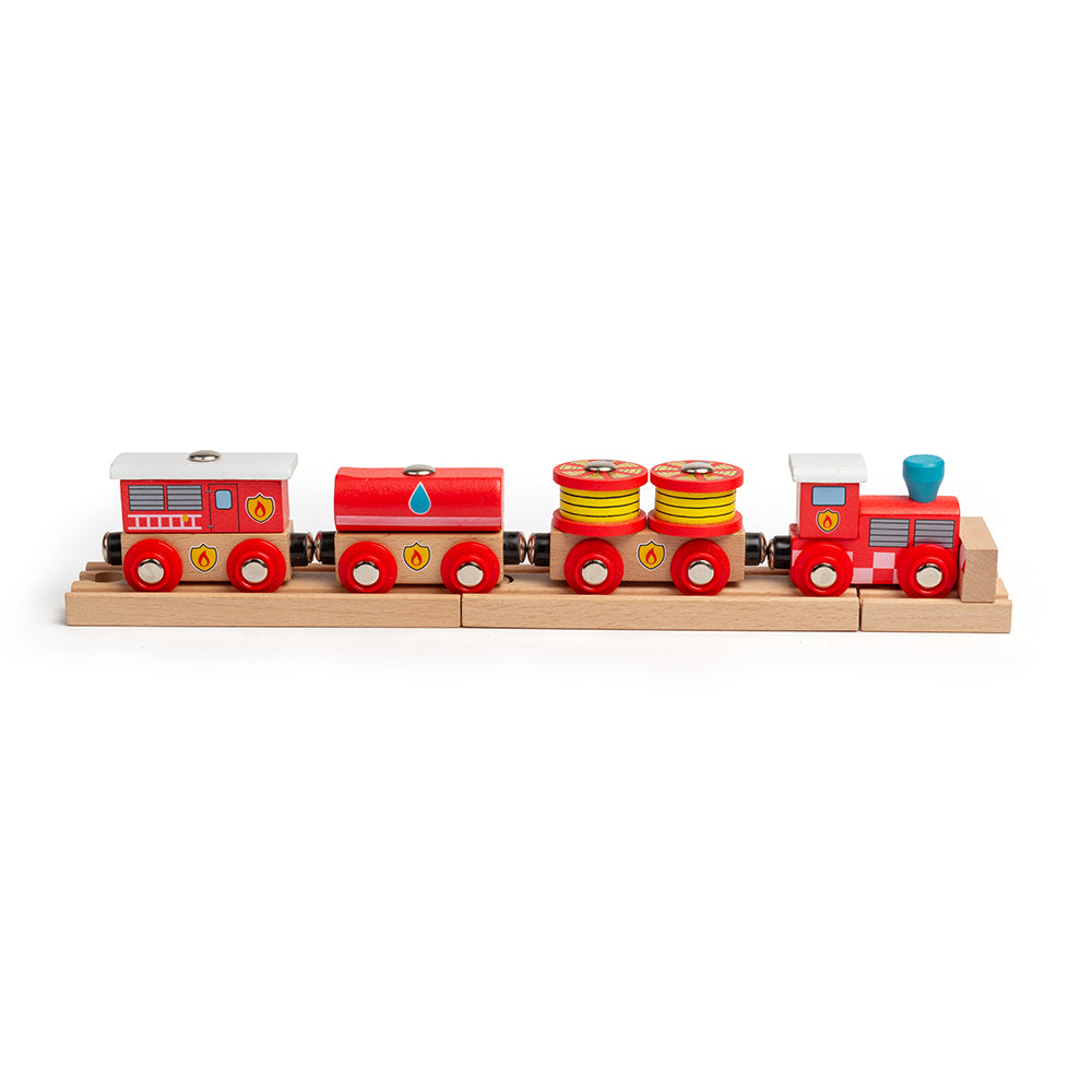 Fire Station Train Set | Wooden Train Sets | Bigjigs Rail