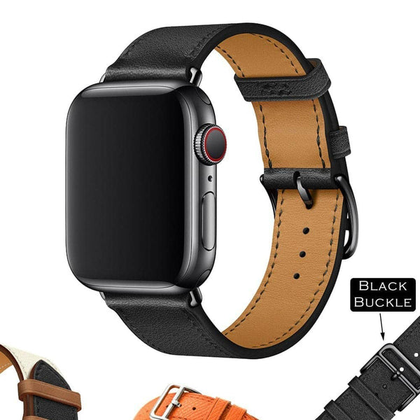 Single Tour Leather Strap for Apple Watch | Infinity Loops