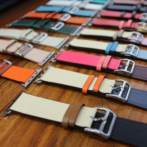 Single Tour Leather Strap for Apple Watch | Infinity Loops