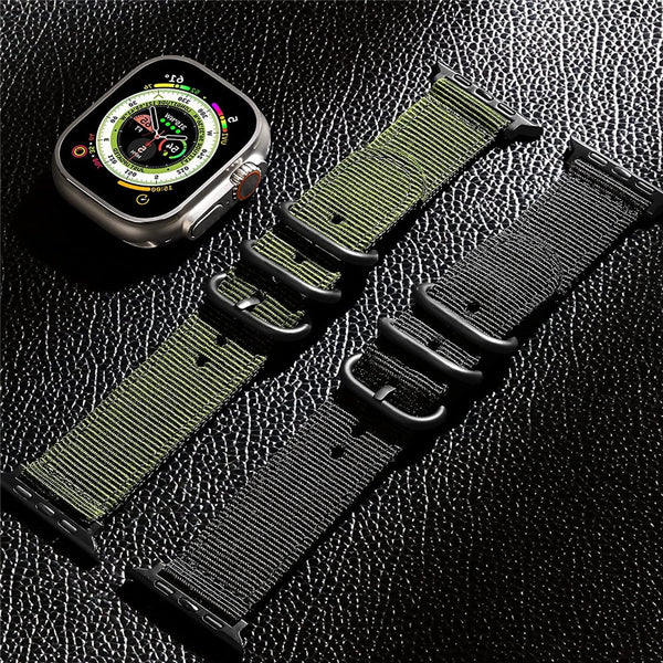 Nato Style Cordura Apple Watch Band | Infinity Loops