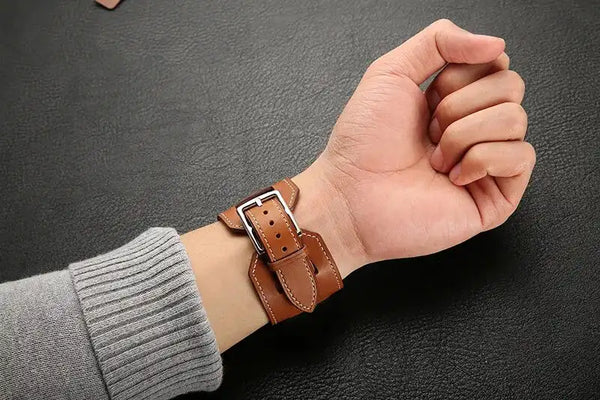 Apple Watch Bund Leather Cuff