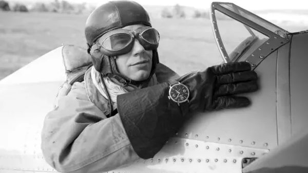 World War 2 Pilot With Bund Strap