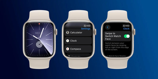 Swipe to change Apple Watch Faces in WatchOS 10.2