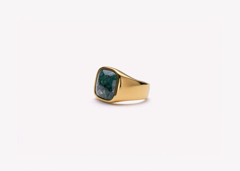 クーポン利用 Cushion Green Marble Ring 56号 - 通販 - icetran.com.br