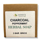 CHARCOAL PEPPERMINT HERBAL SOAP