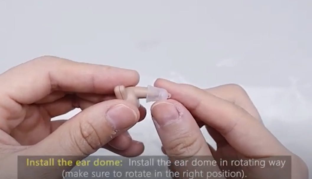 install-ear-dome