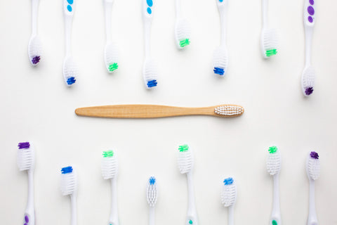 Benefits of bamboo-tooth brush: bamboo toothbrush vs plastic 