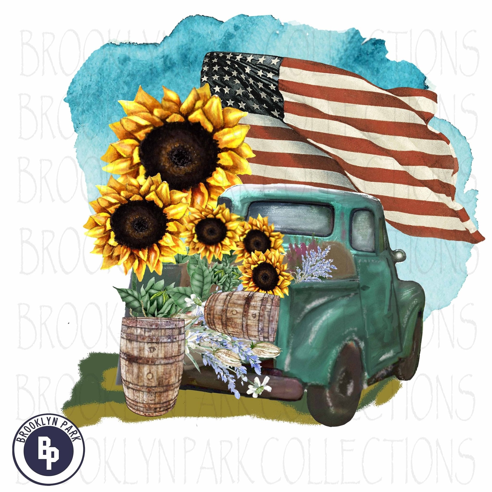 Free Free 159 Truck With Sunflowers Svg SVG PNG EPS DXF File