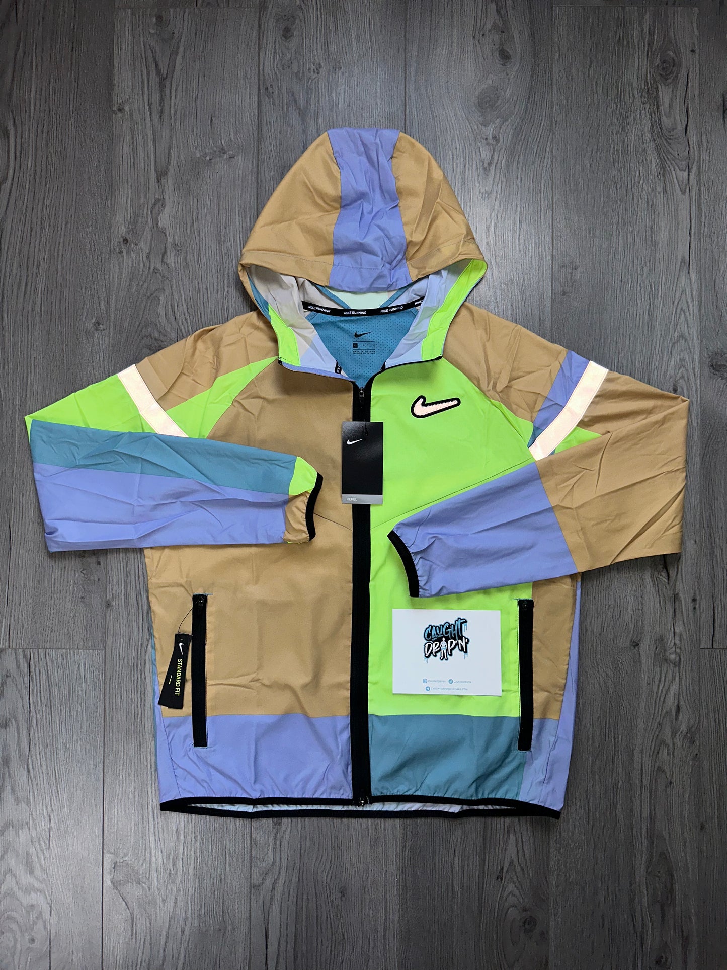 Nike Patchwork Windrunner Jacket Multi#N# – Caught Drip'N'