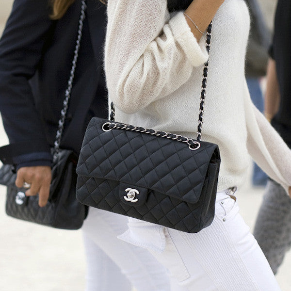 large chanel wallet on