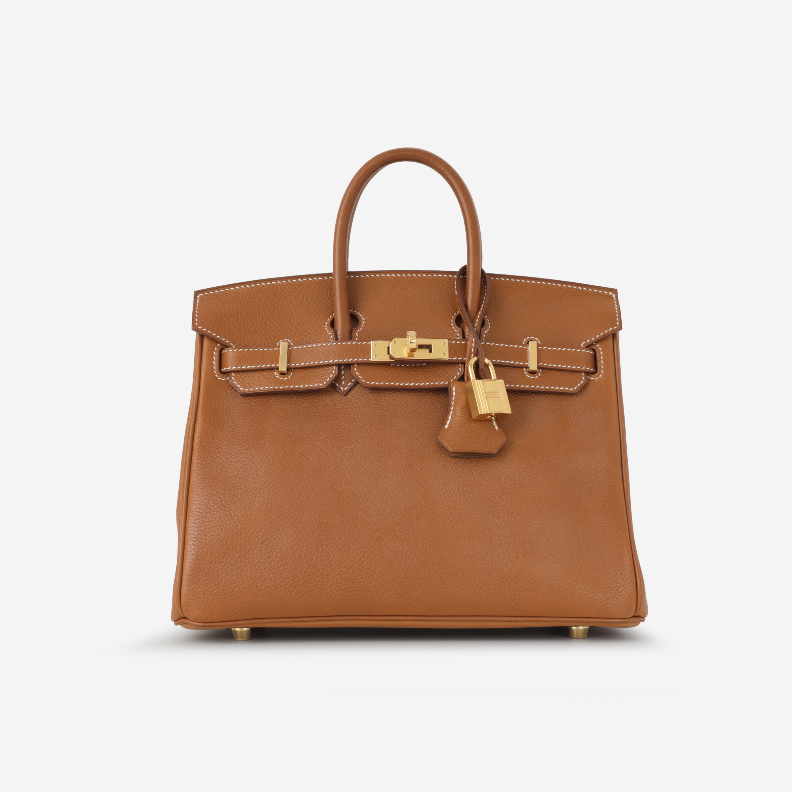 image of Hermès Birkin 25 - Fauve Barenia Faubourg | Gold Hardware