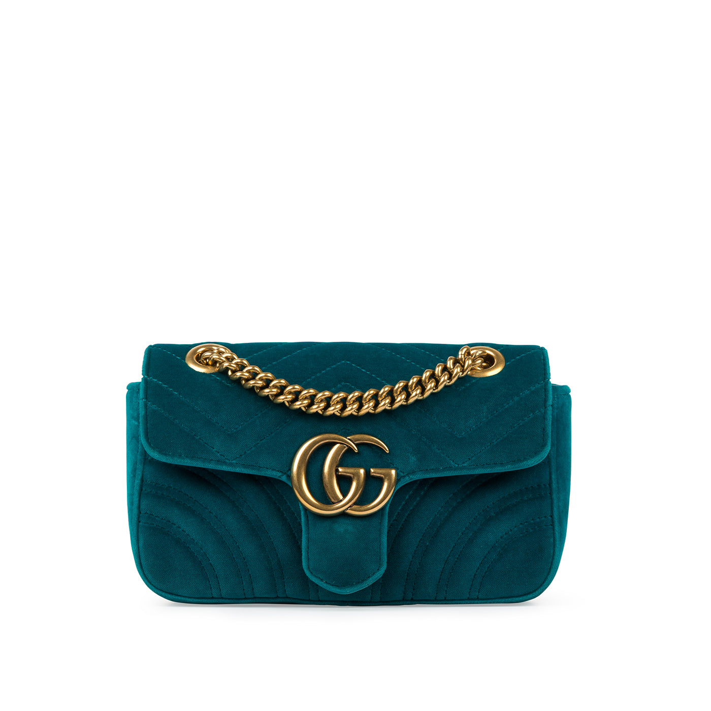 teal gucci marmont bag