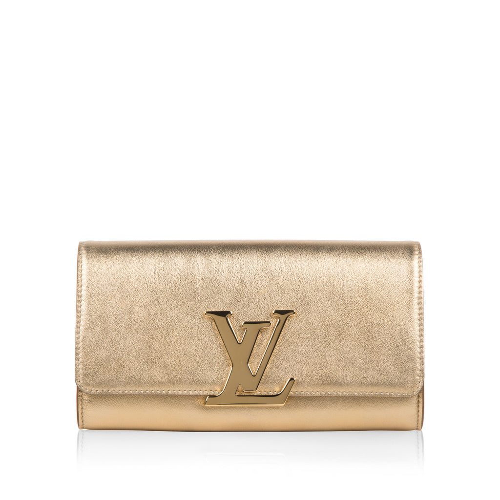 Louis Vuitton - Gold Louise Clutch - Pre-Loved | Bagista