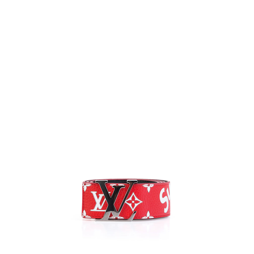 Louis Vuitton Supreme New Ultra Rare Monogram Initiales Belt