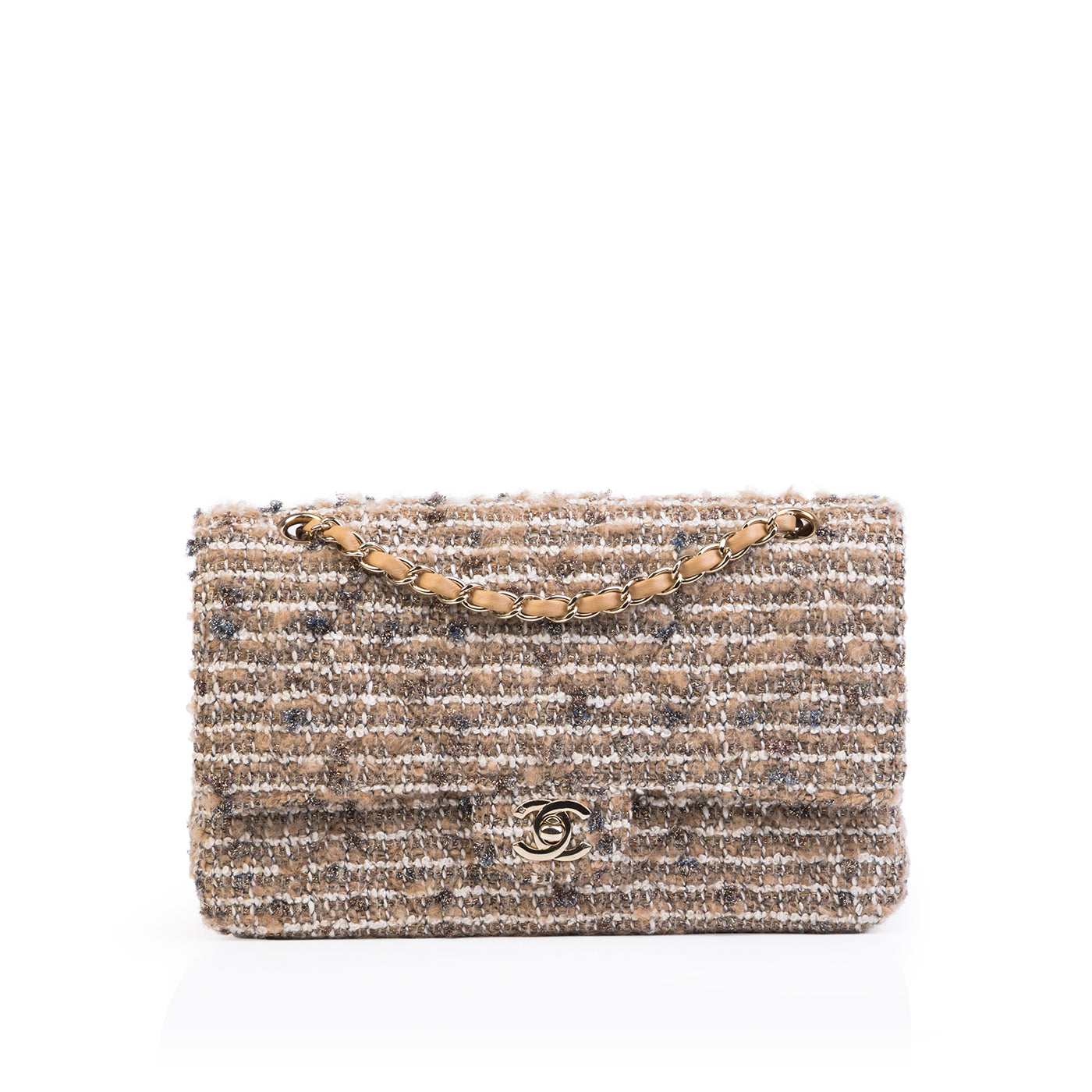 chanel mini flap bag tweed