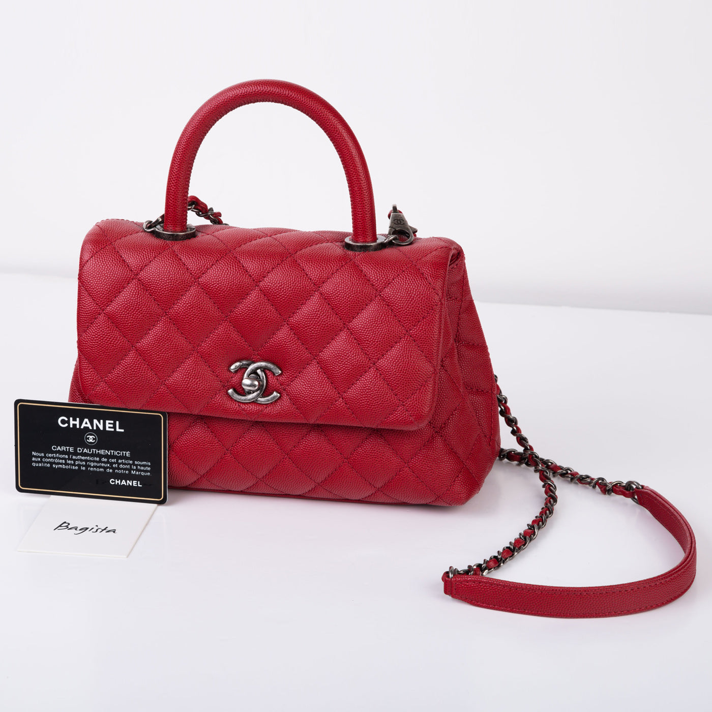 Chanel - Coco Handle Mini - Red | Bagista