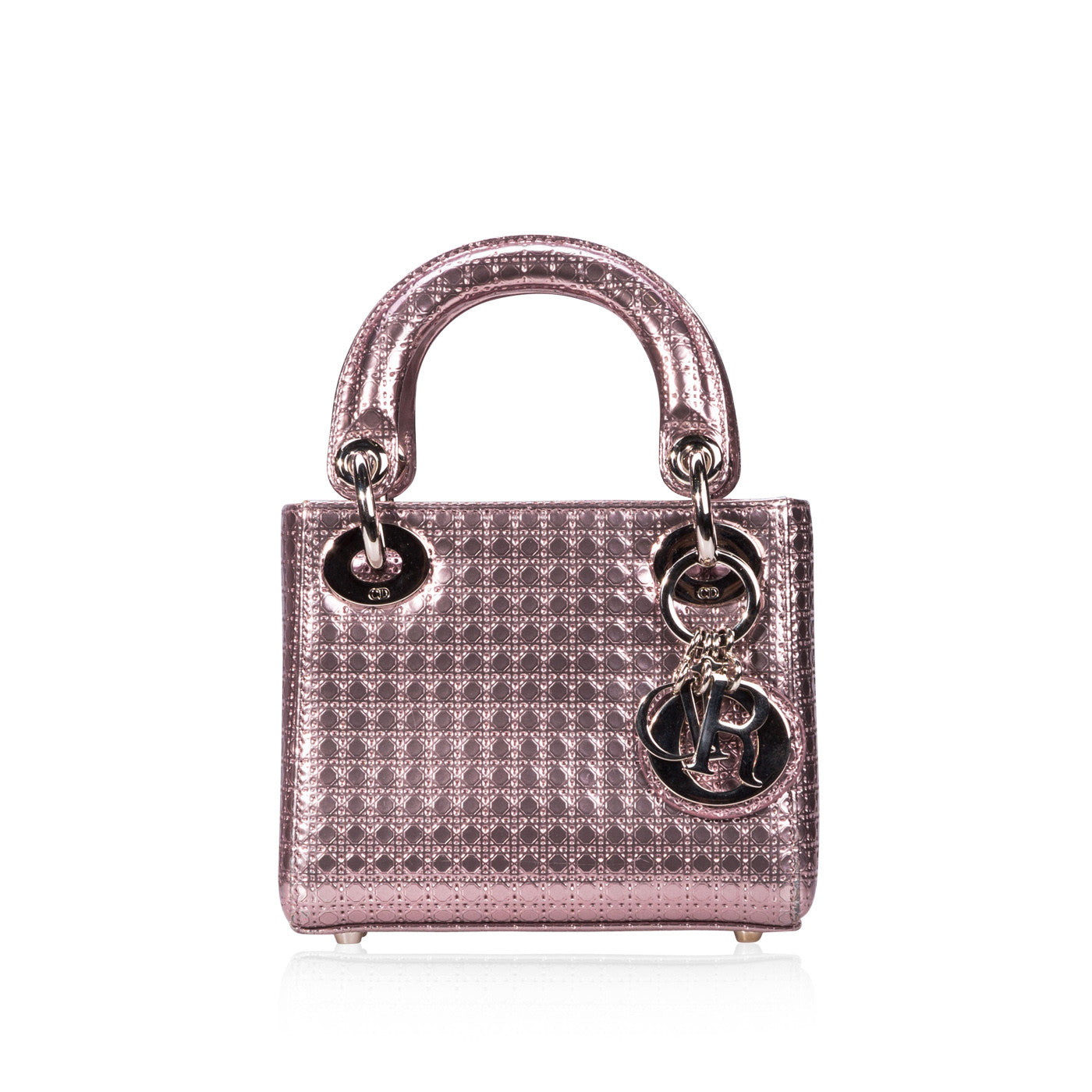 lady dior metallic pink