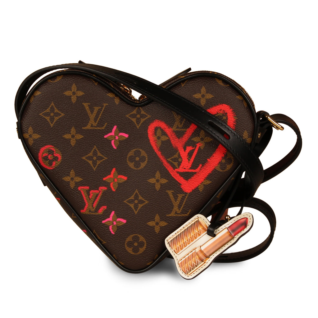 Louis Vuitton Limited Edition Brown Monogram Coated Canvas Sac Coeur H   Luxury GoRound