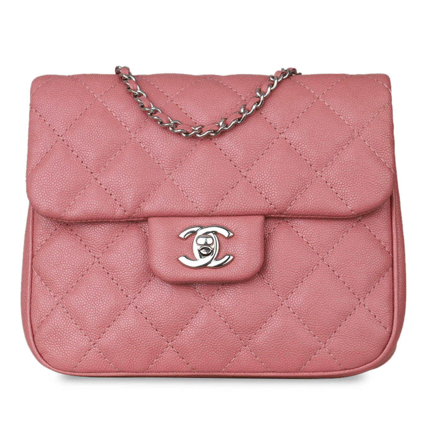 Chanel Seasonal Flap Bag Pink Caviar SHW PreLoved Bagista