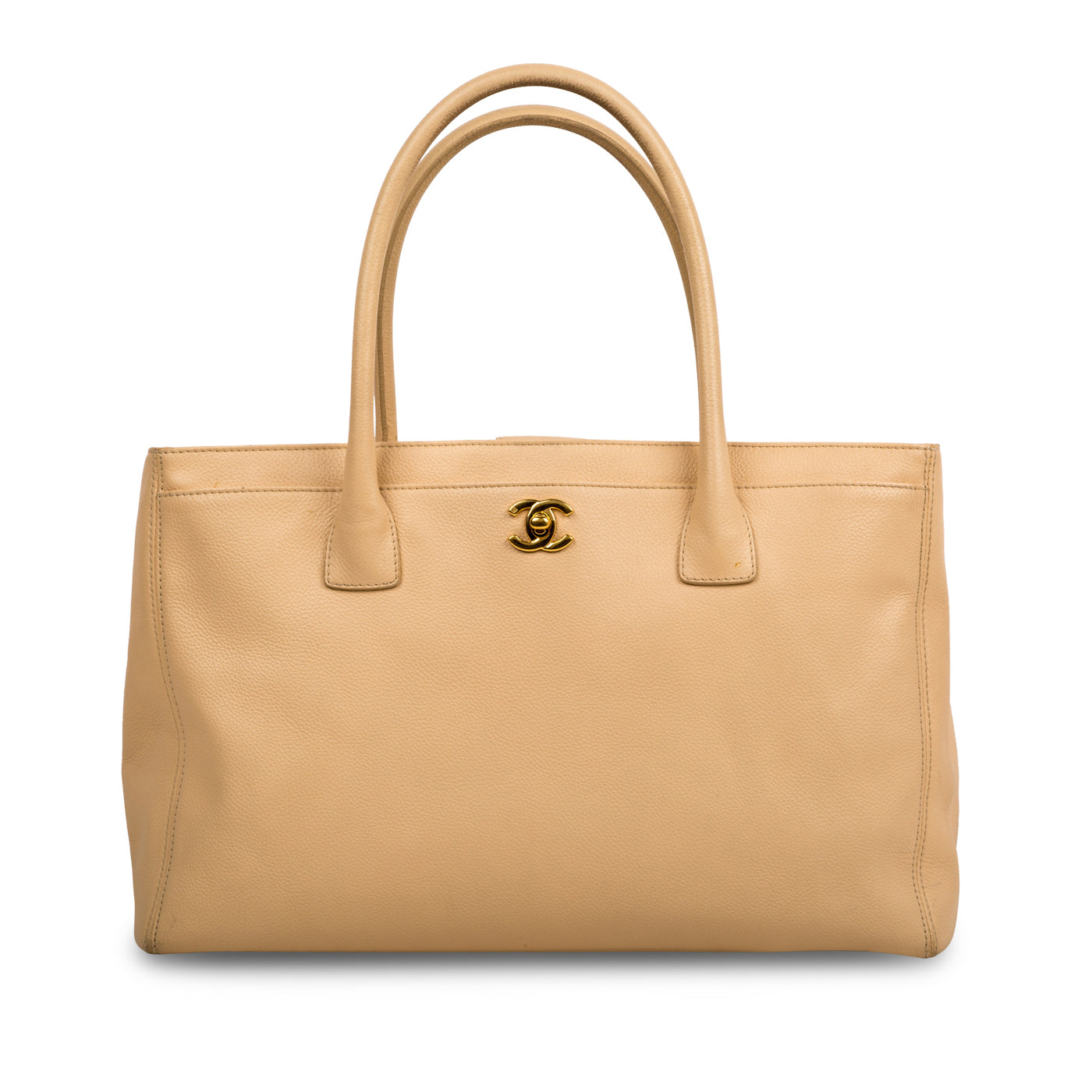 chanel cerf tote beige