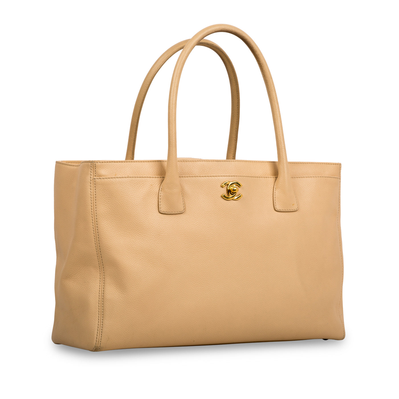 chanel cerf tote beige