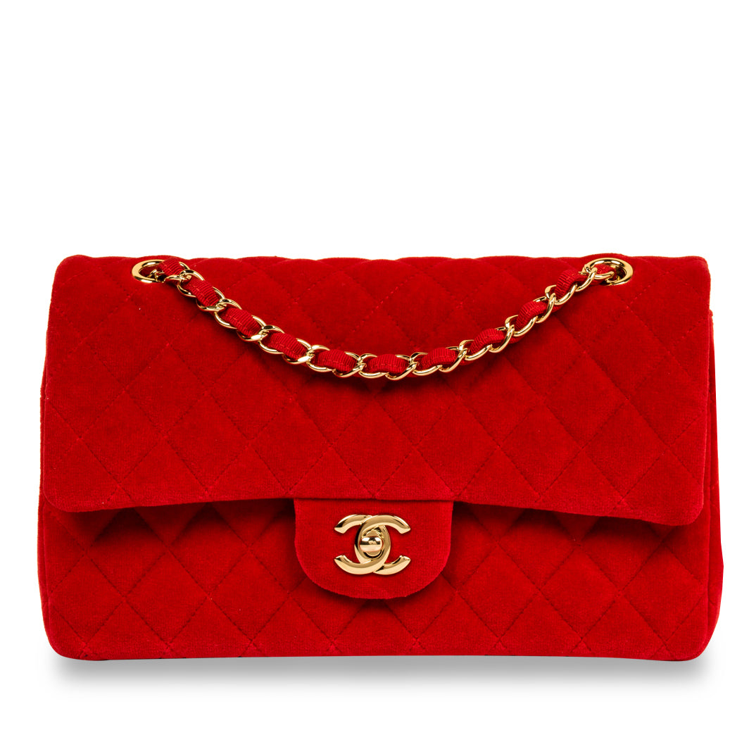 red purse chanel