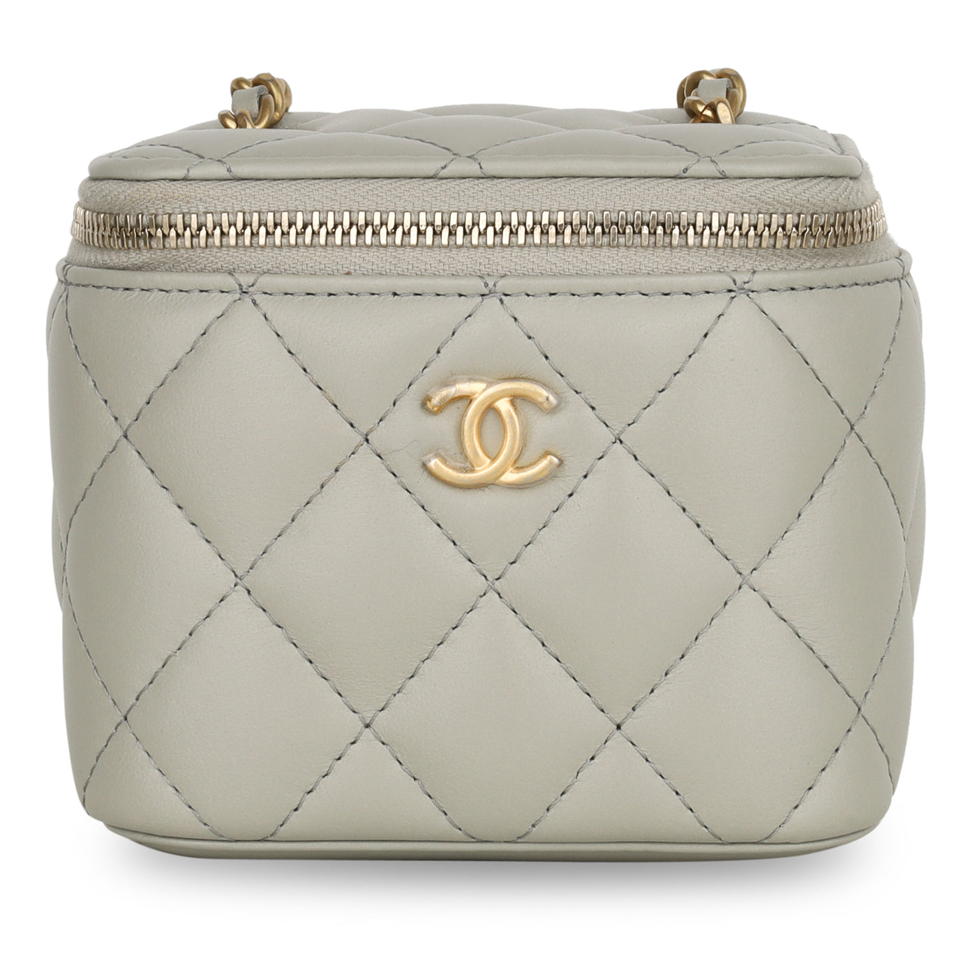 CHANEL PreOwned Mini diamondquilted Vanity Bag  Farfetch