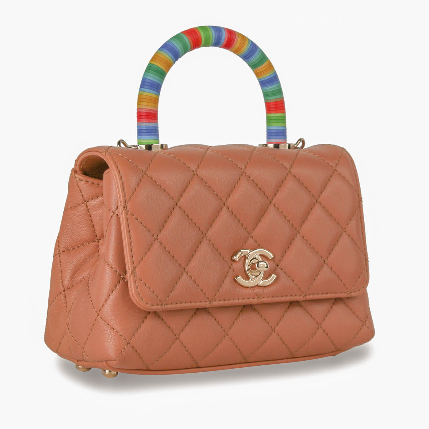 chanel rainbow handle