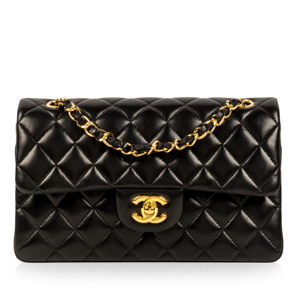 Chanel - Classic Flap Bag - Small - Black Lambskin - GHW - Pre-Loved | Bagista