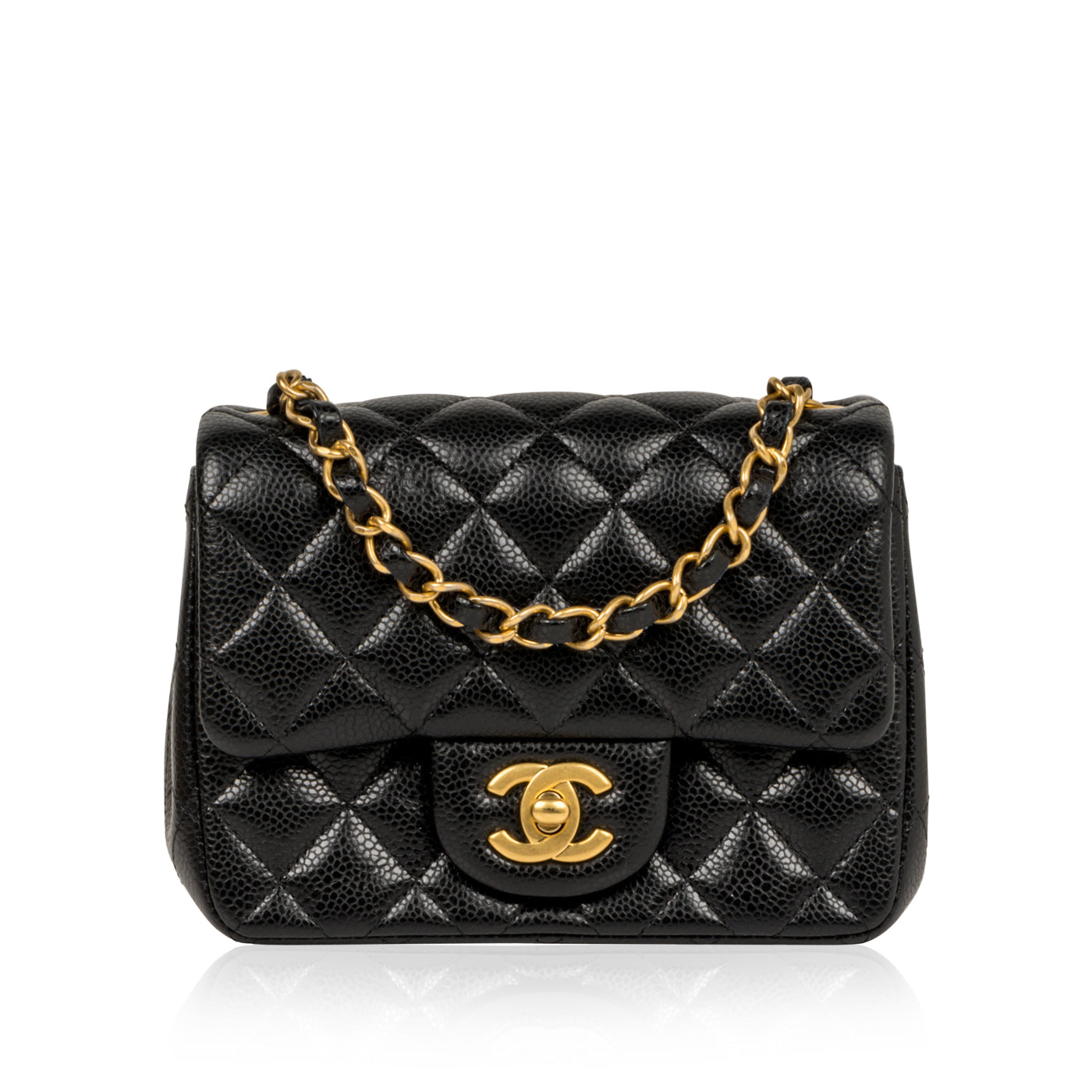 chanel mini flap bag caviar