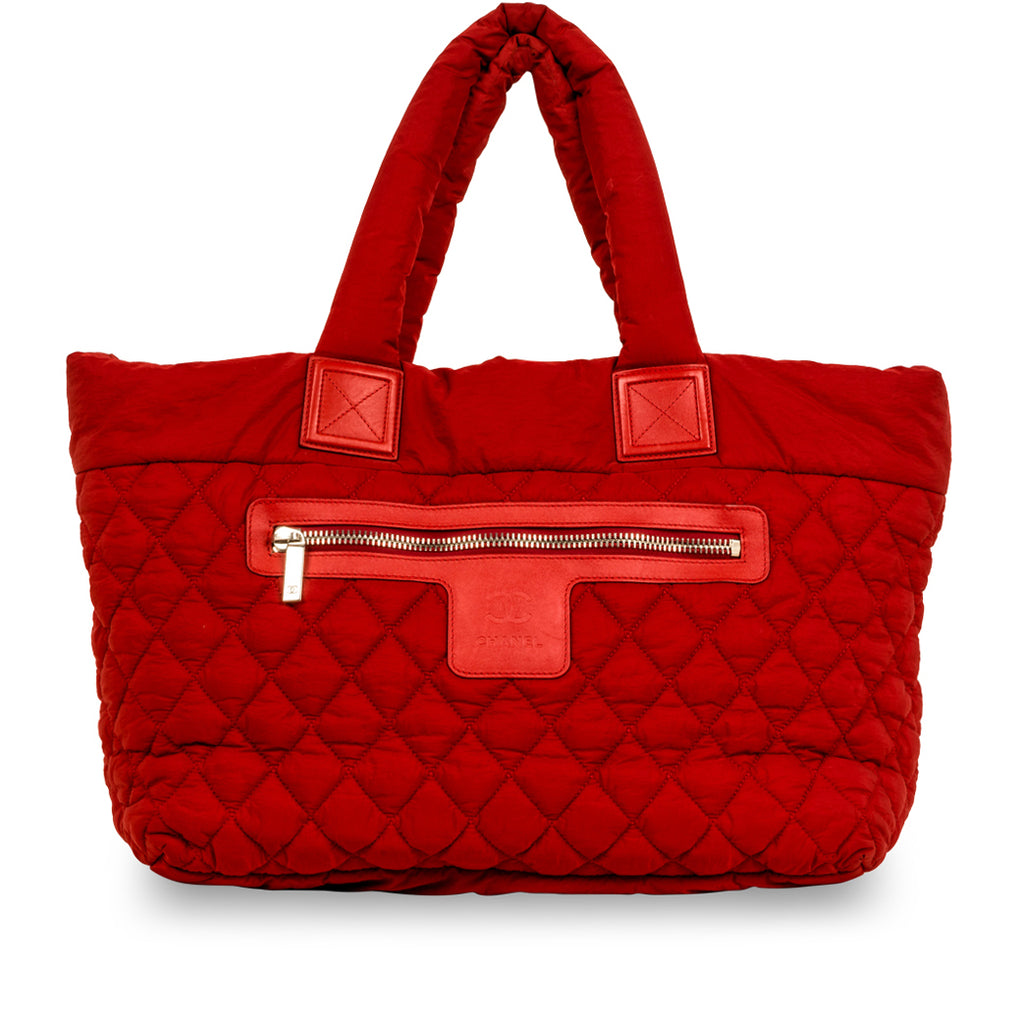 Chanel - Coco Cocoon Tote Bag - Pre-Loved - Red | Bagista