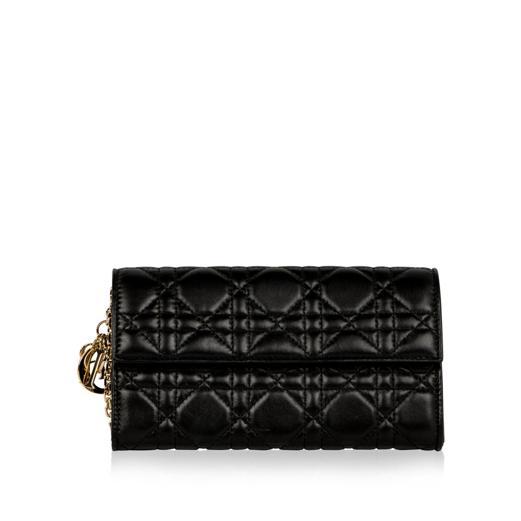 Dior - Lady Dior Wallet-on-Chain - Pre-Loved | Bagista