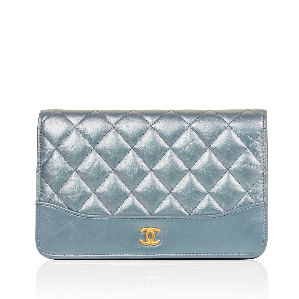 Chanel - Wallet on Chain - Blue - Pre-Loved | Bagista